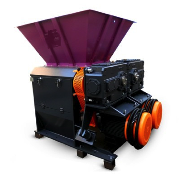 Double Shaft Shredder Machine Plastic Soft Film Products Recycling